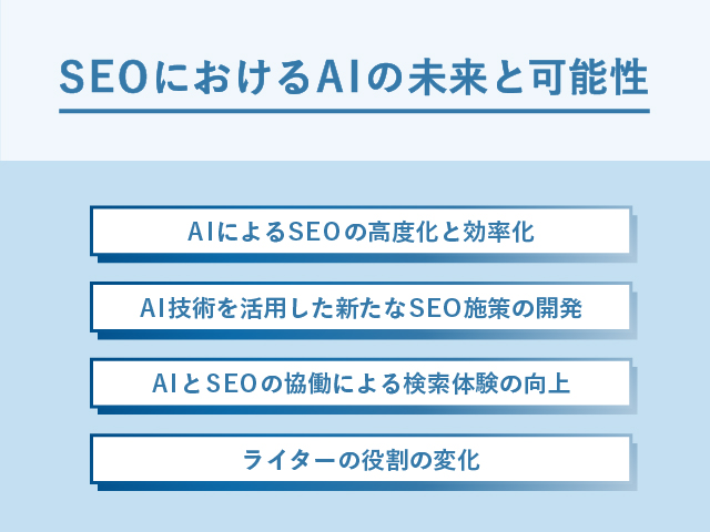 SEOにおけるAIの未来と可能性